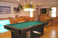 Barn Interior - Pool + Foosball